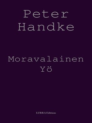 cover image of Moravalainen Yö